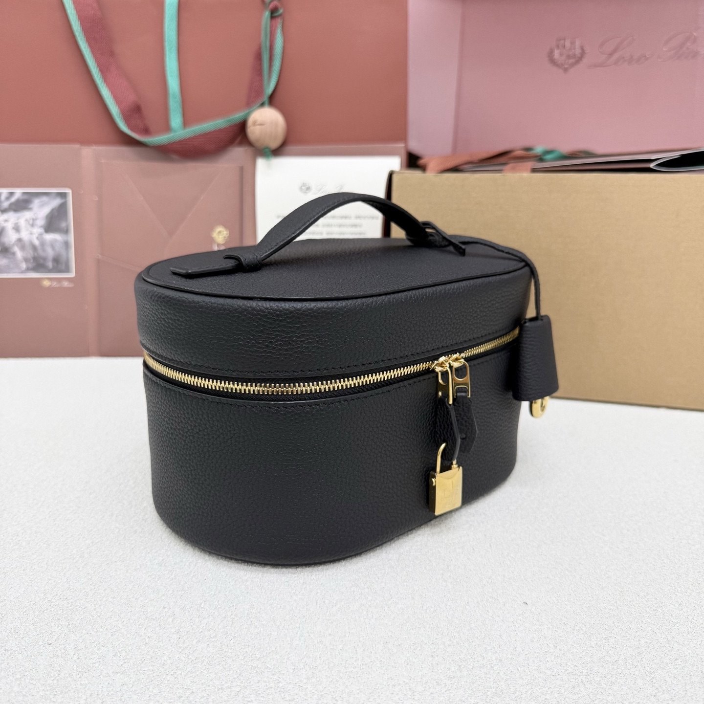 Loro Piana Extra Vanity Case 21x15x12cm