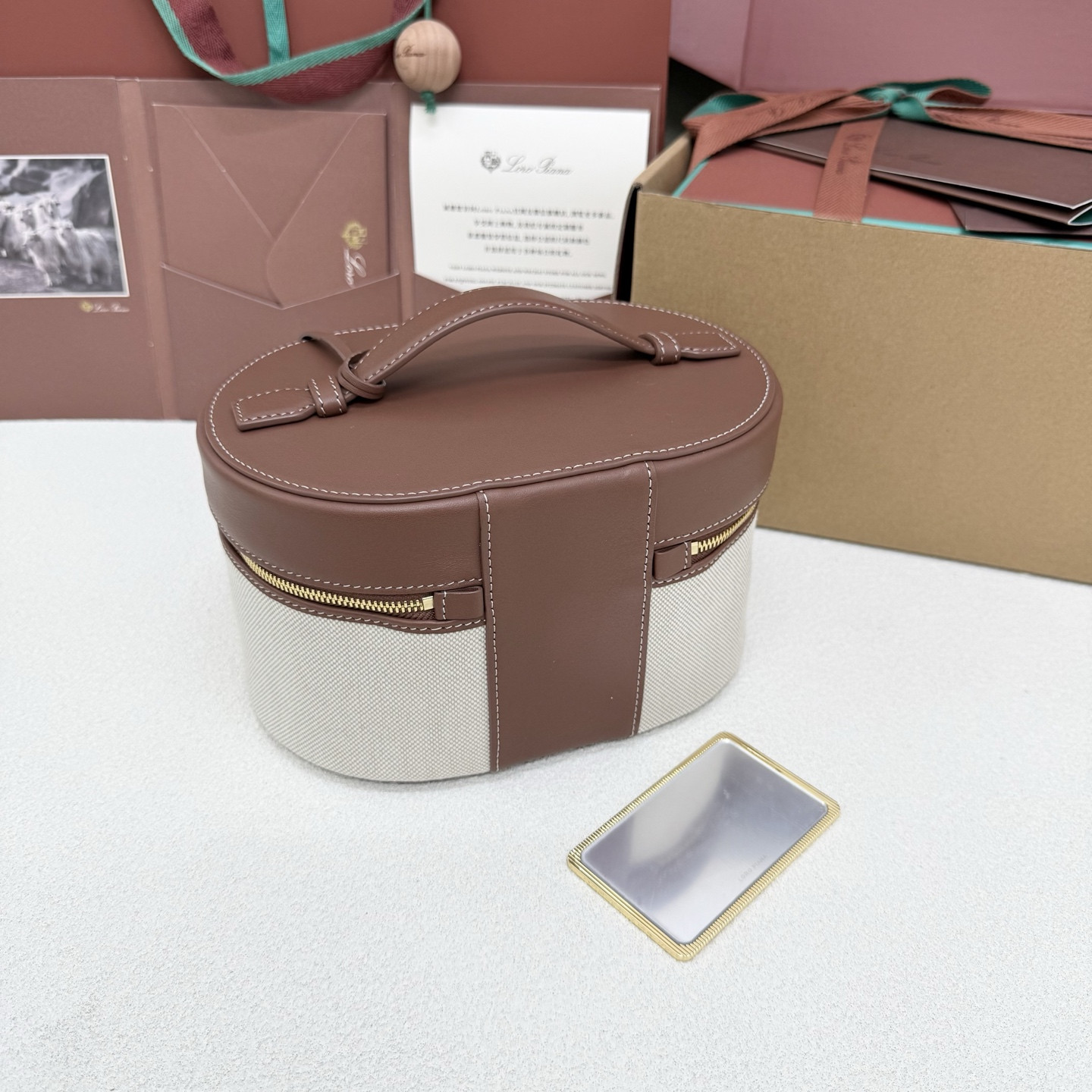 Loro Piana Extra Vanity Case 21x15x12cm