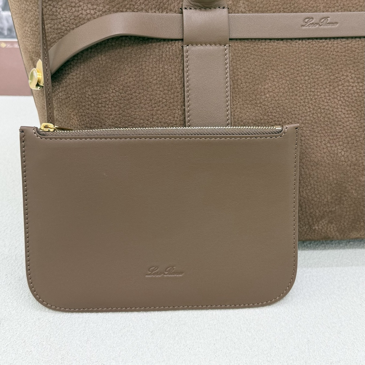 Loro Piana Large Ghiera Shopper 40x26x18cm