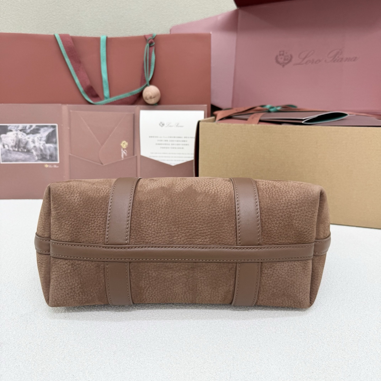 Loro Piana Small Ghiera Shopper 28x19x12cm
