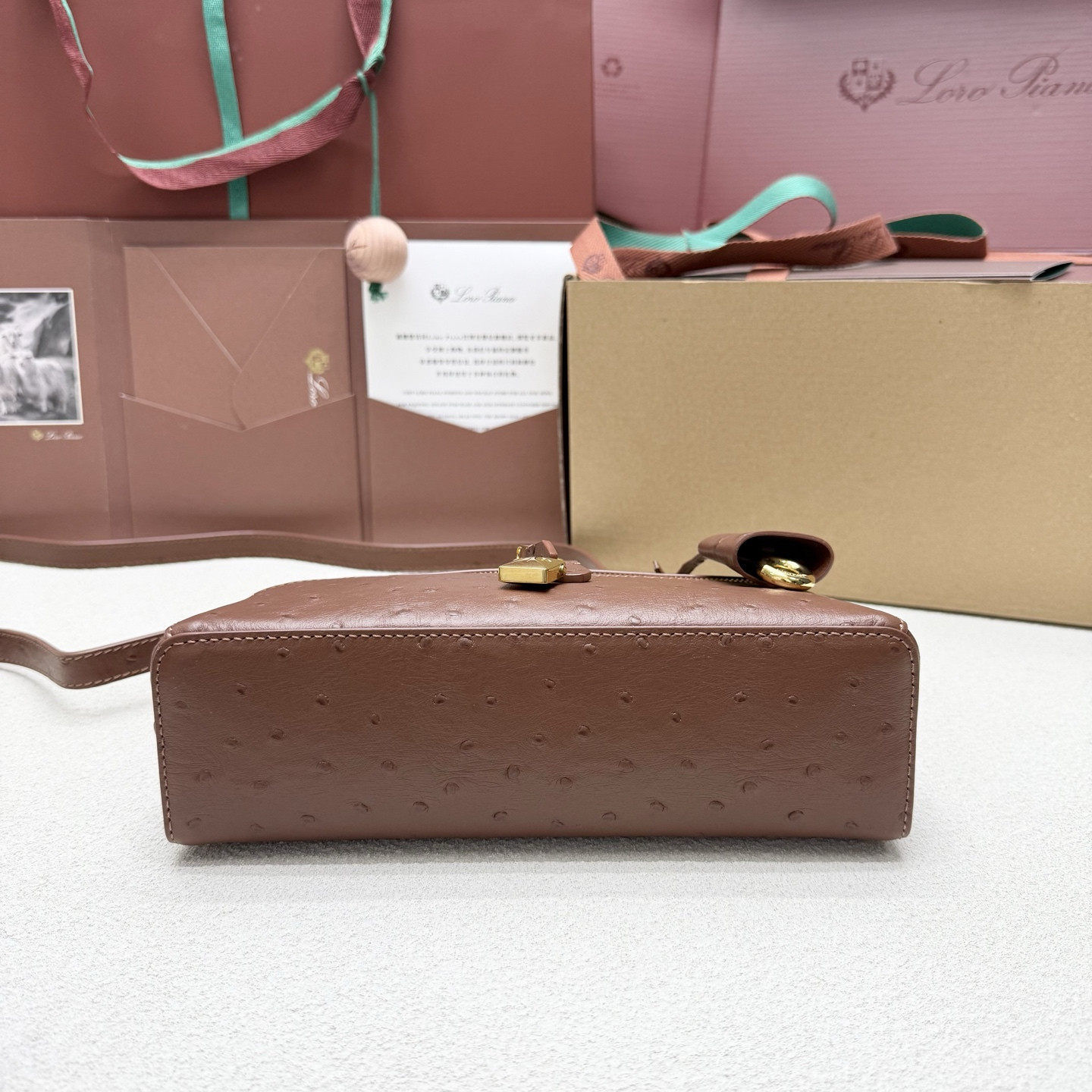 Loro Piana Extra Bag L23 23x12x7cm
