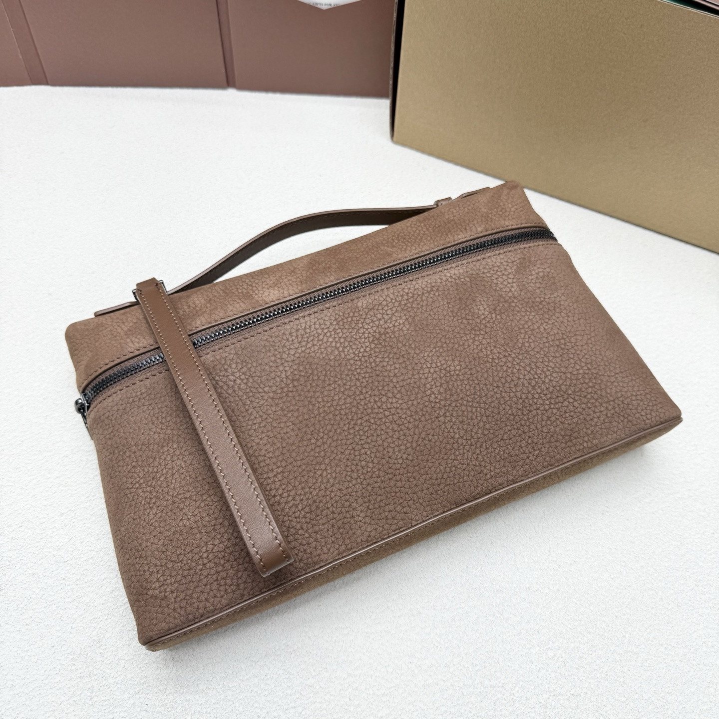 Loro Piana Extra pouch L29 29x18x5cm