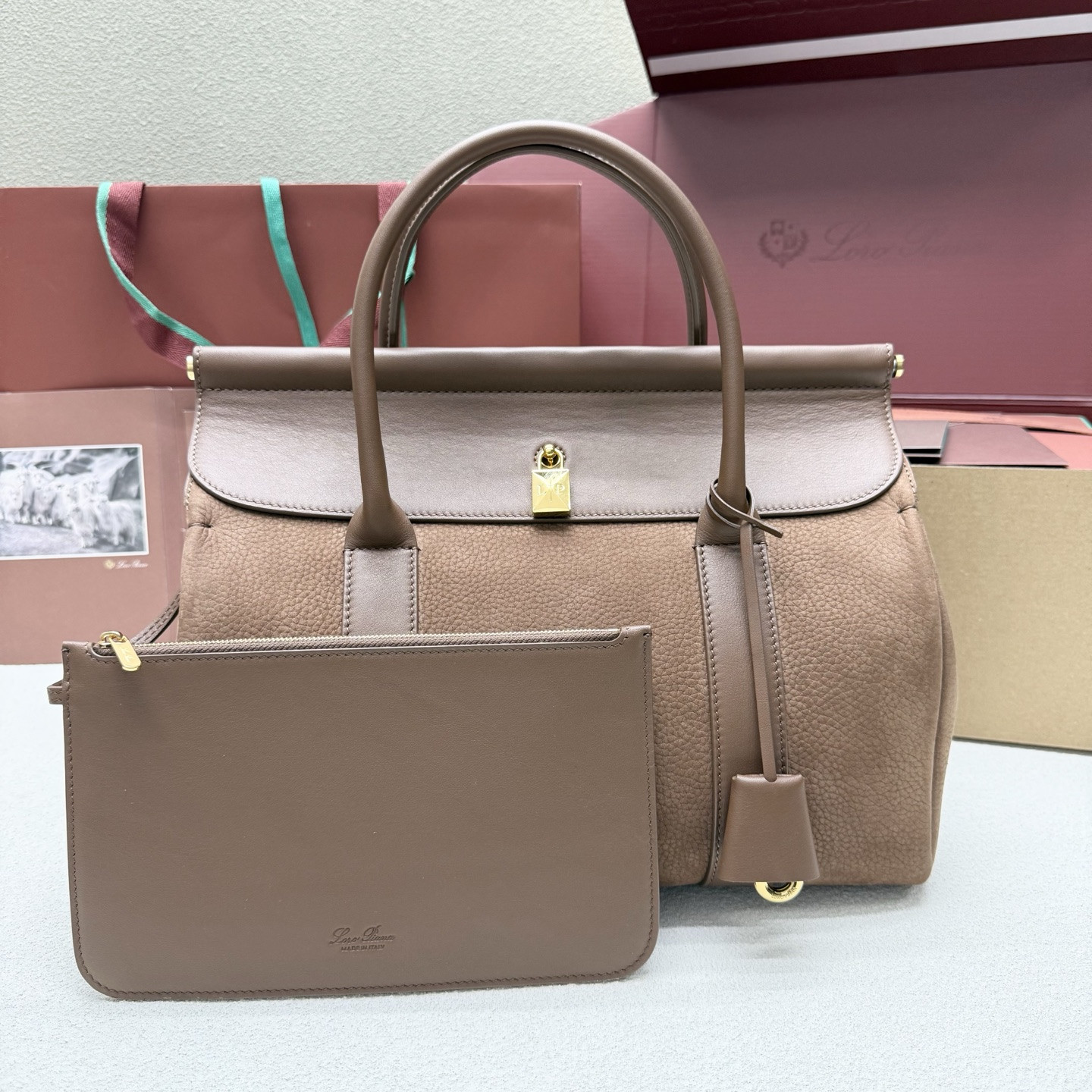 Loro Piana Loom Bag L32 33 x 23 x 18 cm