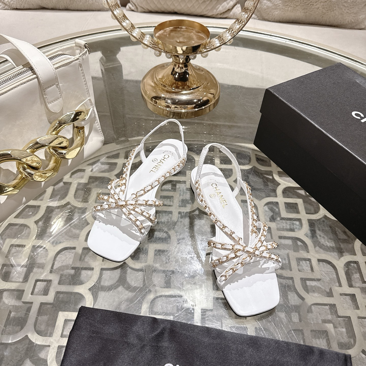 UA Chanel Sandals